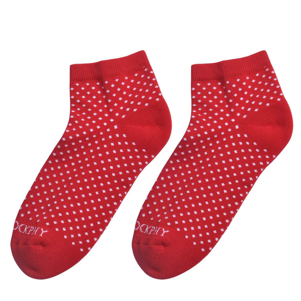 Ankle Socks - Firey Red