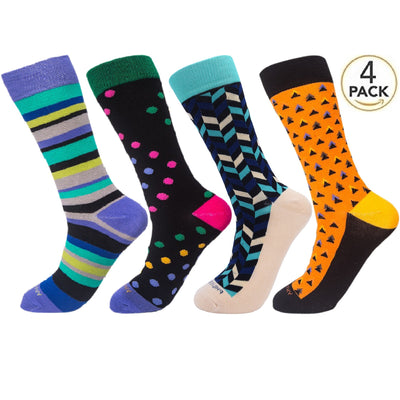 Assorted Socks (4 Pairs) - Hipster Colors