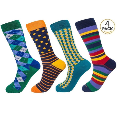 Assorted Socks (4 Pairs) - Soigné Designs
