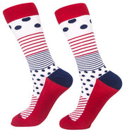 Socks-Even-More-Stripes-Cool-Patterns-Crew-Socks-red