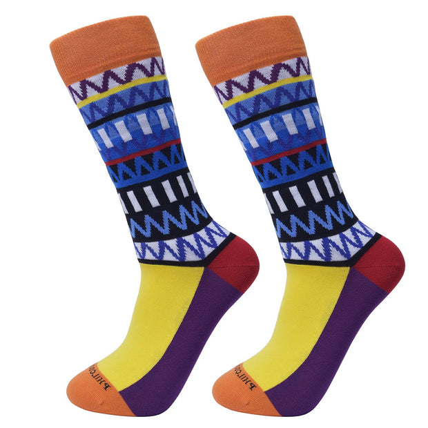 Maximalist Funk Patterned Socks by Philosockphy