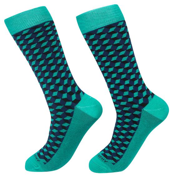 Socks-Squared-Cool-Patterns-Crew-Socks-teal