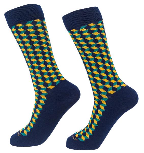 Socks-Squared-Cool-Patterns-Crew-Socks-yellow