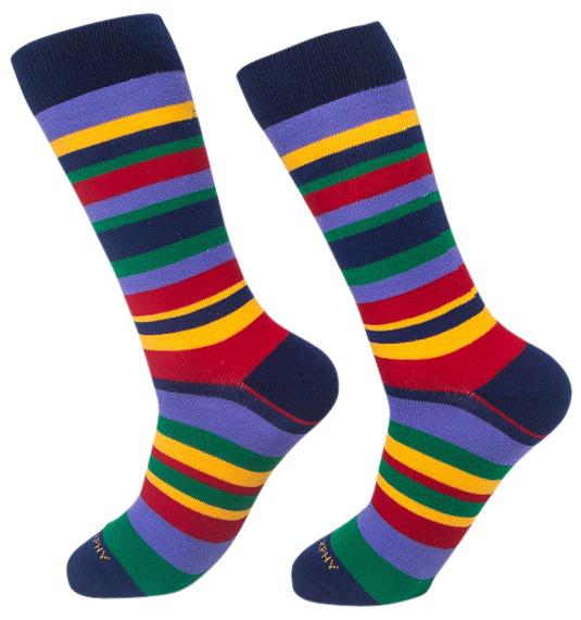 Socks-Standard-Stripes-Cool-Patterns-Crew-Socks-yellow