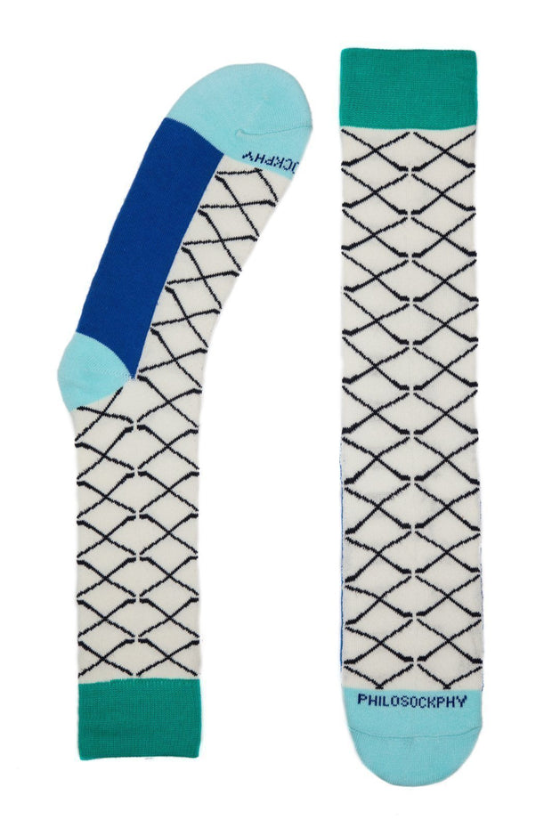 Socks - I M Golfing Patterned Socks By Philosockphy (White)